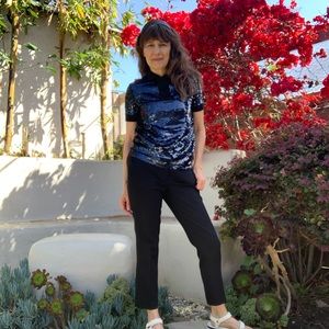 Carven Sequined Polo Shirt